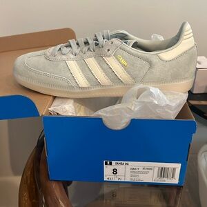 SOLD New In Box - Adidas Samba Wondersilver - blue